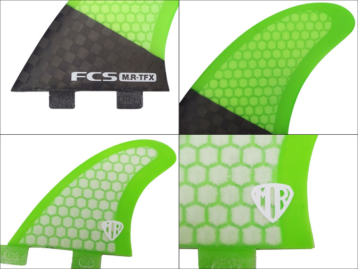 ショートボード用フィン FCS FIN エフシーエスフィン MR-TFX PC Carbon パフォーマンスコア カーボン ツイン スタビライザー  3フィン トライフィン