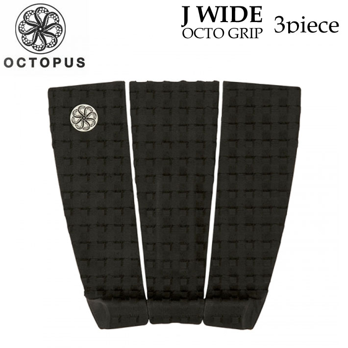 オクトパス デッキパッド OCTOPUS J WIDE ジェーワイド 3ピース OCTO GRIP ショートボード用 デッキパッチ デッキパット  サーフボード サーフィン [日本正規販売店]