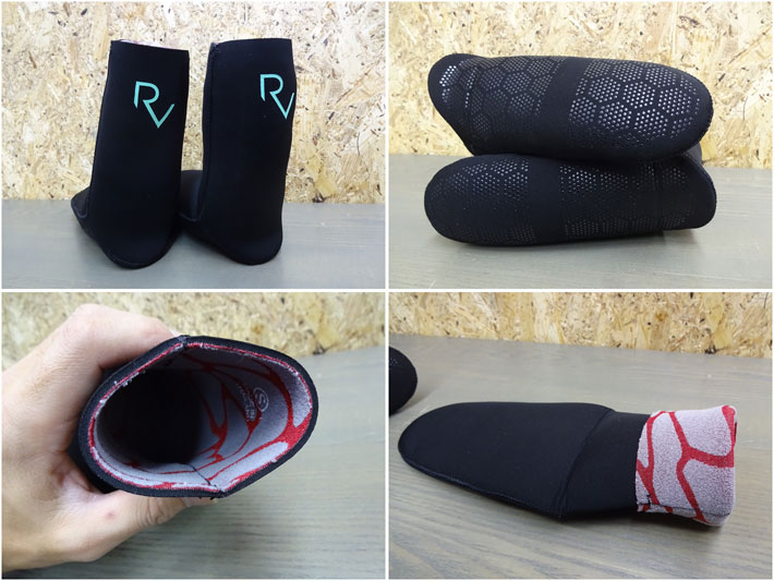 Tabie REVO タビー 防寒 ソックス キヌガワ SOCKS BB BBソックス フィンソックス ボディーボード 2mm KW-4713 AIR  レボ GRAPHEN