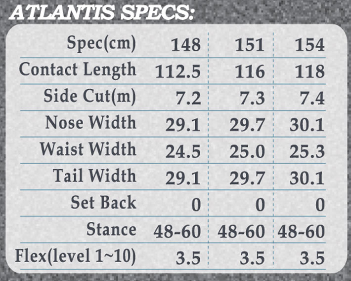 予約] 23-24 ALLIAN アライアン ATLANTIS アトランティス [ 148cm