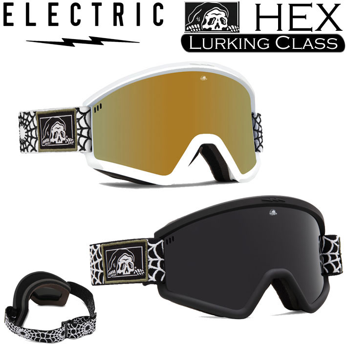 23-24 エレクトリック ゴーグル ELECTRIC HEX ヘックス LURKING CLASS ヘックス ラーキング クラス レイトモデル  [1] [2] JAPAN FIT ジャパンフィット スノーボード スノボ SNOW Goggles