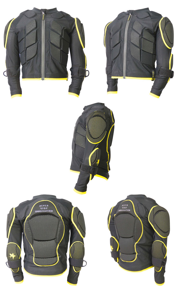 [10月以降入荷予定] 鎧武者 プロテクター ヨロイムシャ ジュニア ボディー プロテクター Junior Body Protector  [YM-1765] キッズ ユース 子供用 上半身 長袖 肘当て XRD ORIGINAL シリーズ スノーボード スノボー YOROI MUSHA