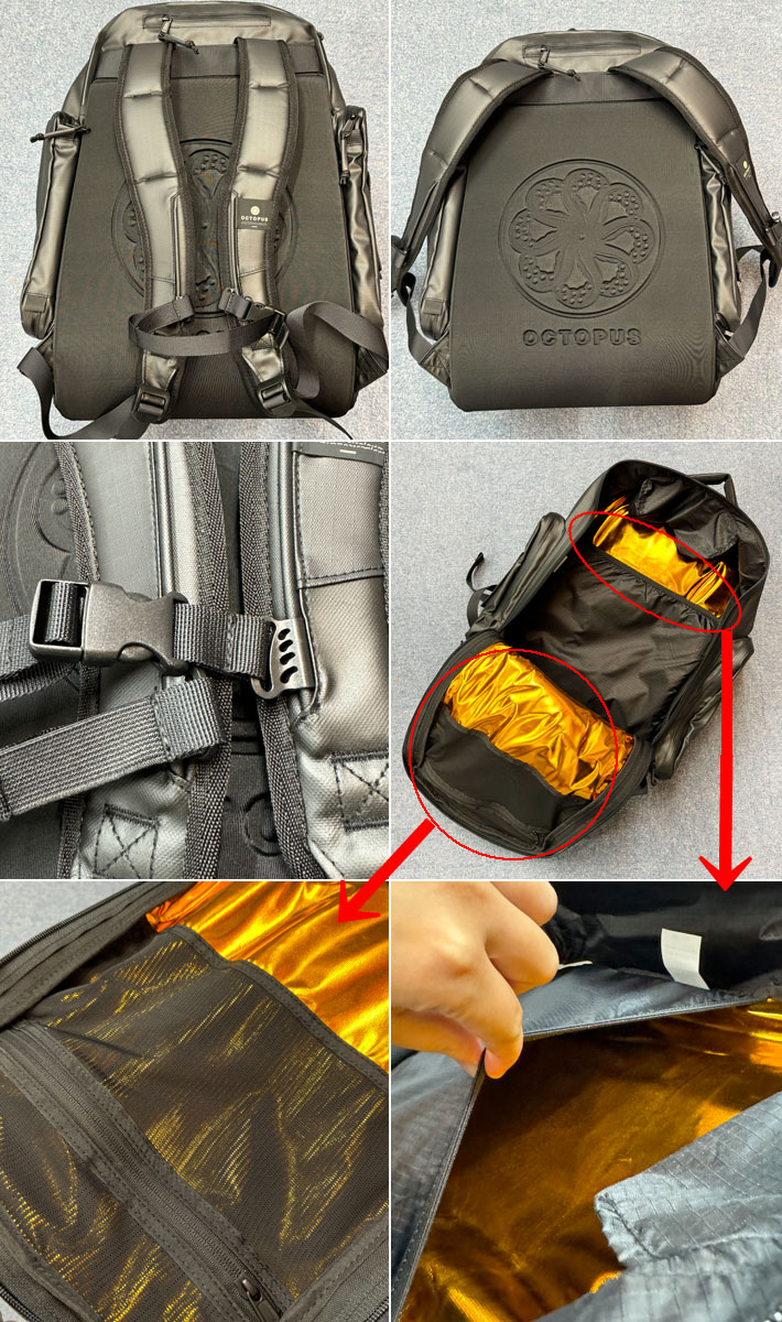 OCTOPUS VLAP 34L バックパック 防水 収納ポケット SURF PACK オクトパス