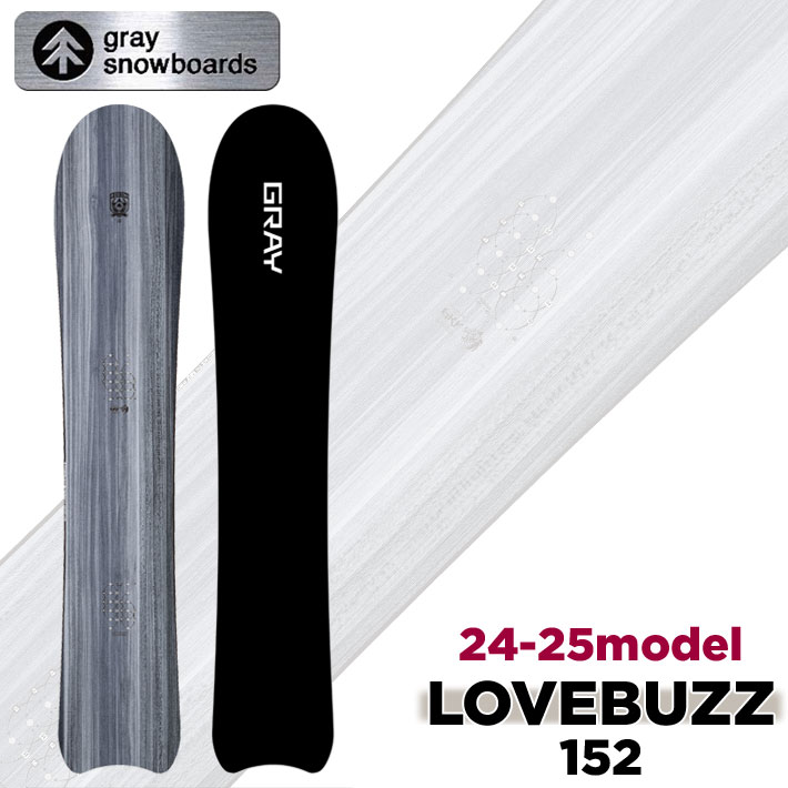 予約商品] 24-25 GRAY SNOWBOARDS グレイ Lovebuzz 52 ラヴバズ  
