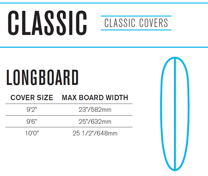 サーフボードケース FCS エフシーエス CLASSIC Long Board [9'6