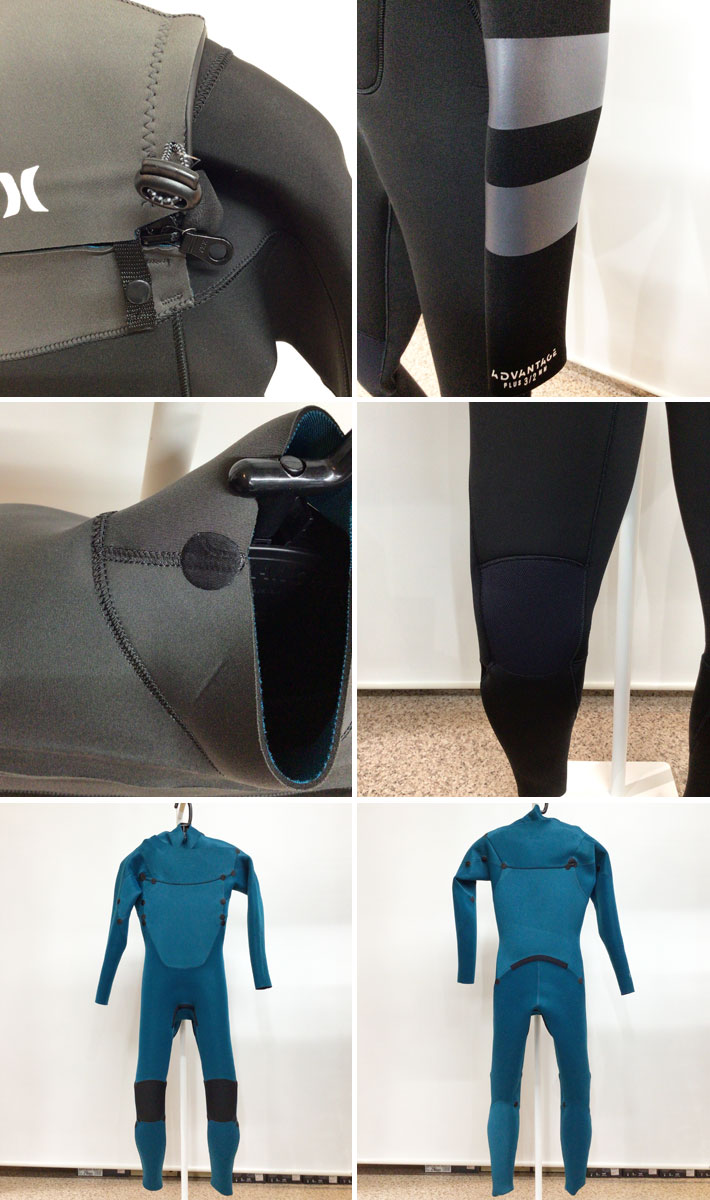 ウェットスーツ フルスーツ HURLEY ハーレー 3×3mm チェストジップ