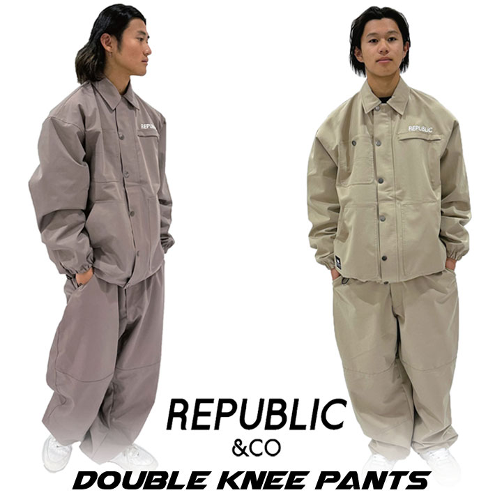 REPUBLIC & CO ブラウン XL パンツ 即日発送] 24-25 REPUBLIC &CO リパブリック ウェア パンツ