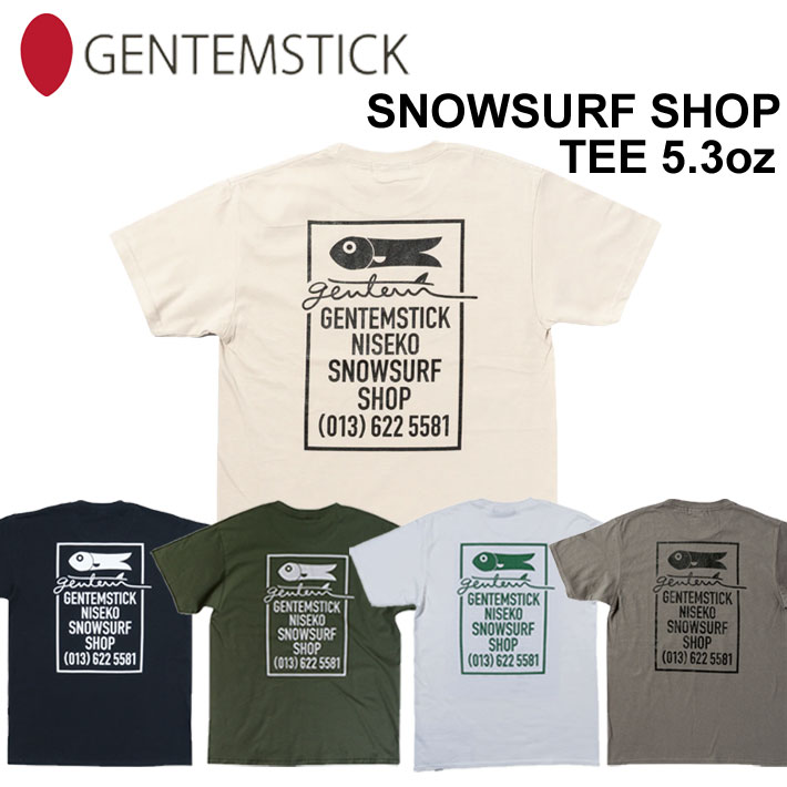 GENTEM STICK ゲンテンスティック 半袖 NISEKO SNOWSURF SHOP