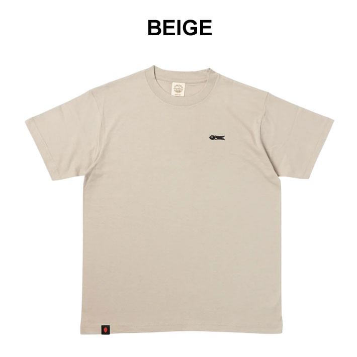 GENTEM STICK ゲンテンスティック 半袖 FISH Organic Cotton TEE
