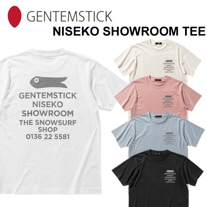 GENTEM STICK ゲンテンスティック 半袖 NISEKO SHOWROOM TEE Tシャツ
