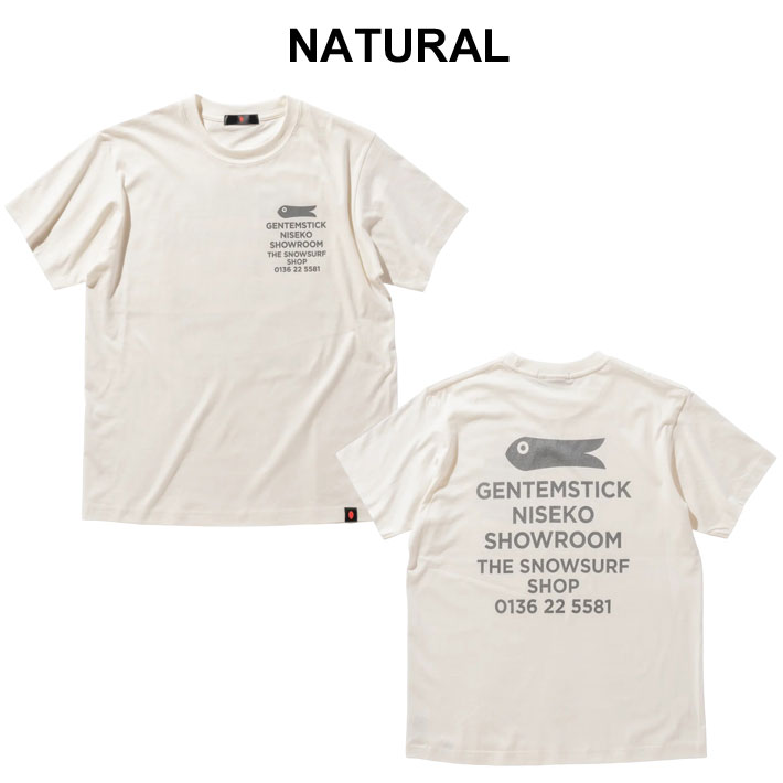 ゲンテンスティック GENTEM STICK Tシャツ 半袖 レディース GENTEM STICK ゲンテンスティック 半袖 NISEKO SHOWROOM TEE T