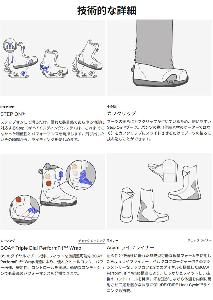 予約商品] 25-26 バートン ブーツ BURTON Step On ステップオン