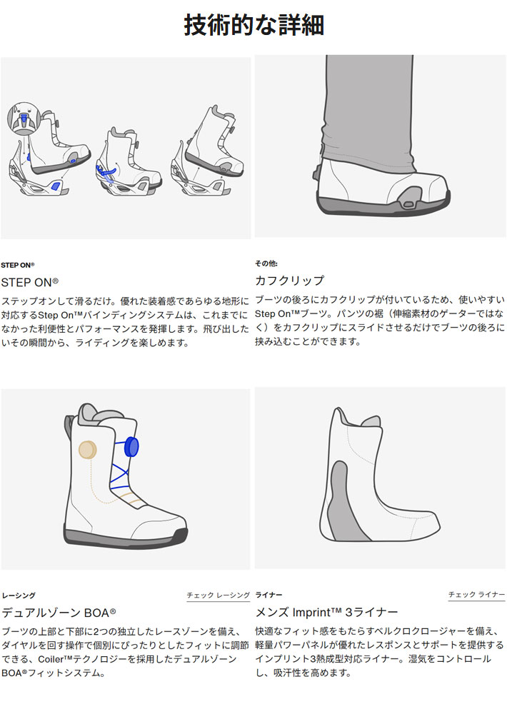 25-26 バートン ブーツ BURTON Step On ステップオン メンズ Waverange