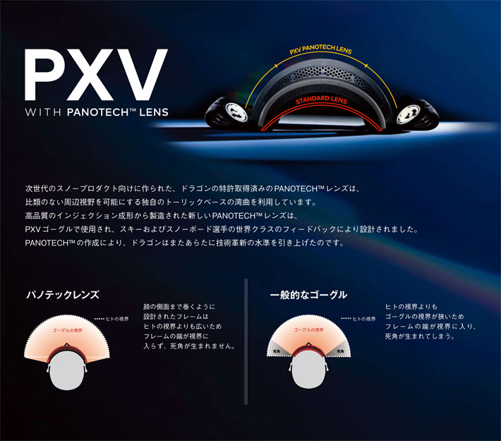 25-26 ドラゴン ゴーグル DRAGON PXV ピーエックスブイ ジャパン