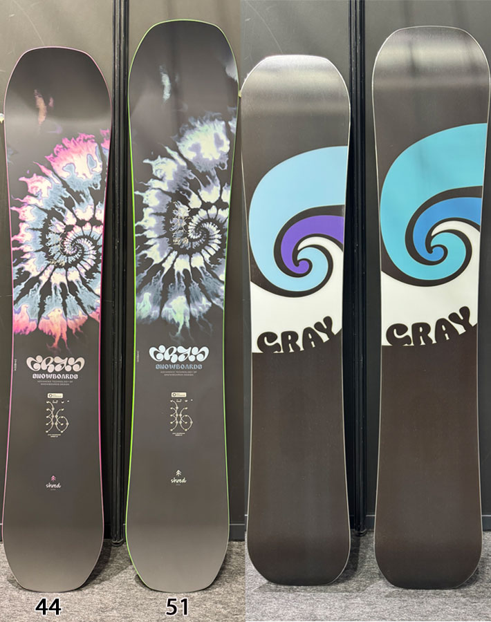 GRAY SNOWBOARDS グレイスノーボード SHRED シュレッド