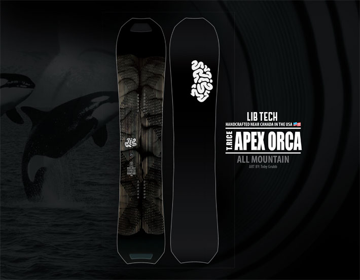25-26 LIB TECH リブテック スノーボード T.RICE APEX ORCA トラビス