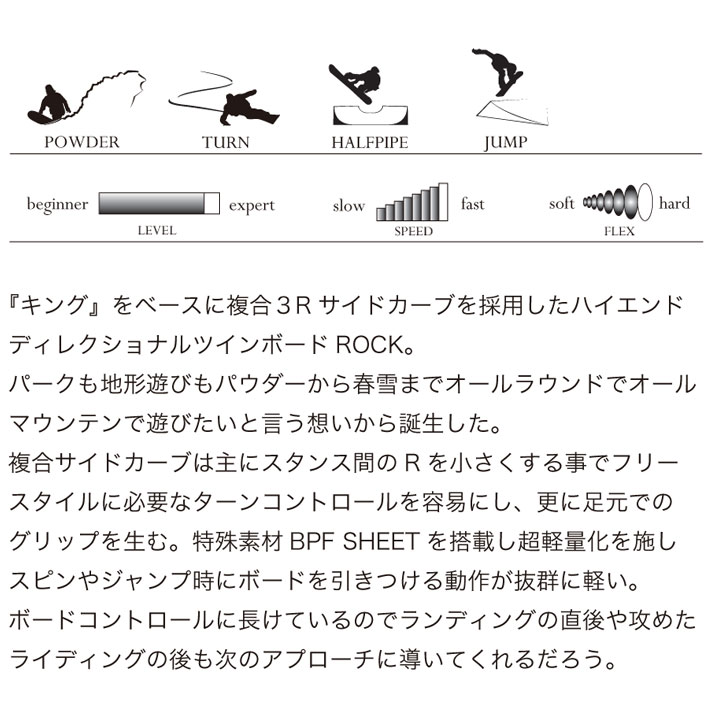 MOSS モス スノーボード ROCK ロック154.5cm 16〜17モデル MOSS モス スノーボード ROCK ロック154.5cm 16〜17モデル