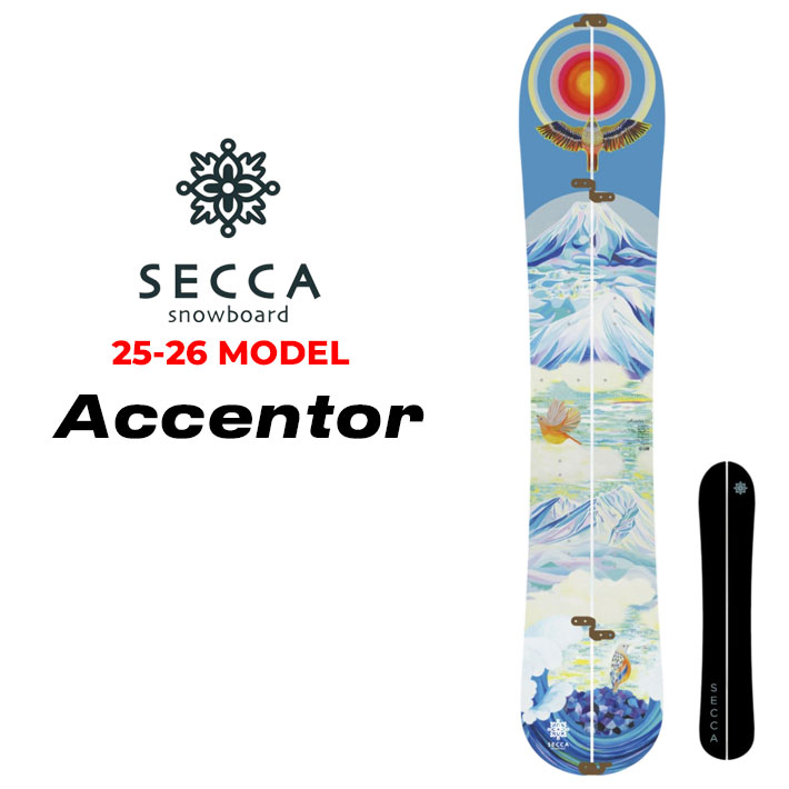 予約商品] 25-26 Secca スノーボード セッカ Accentor アク
