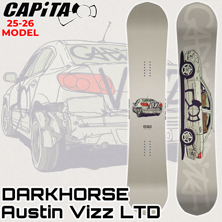 限定モデル 25-26 CAPITA スノーボード キャピタ DARKHORSE ダーク