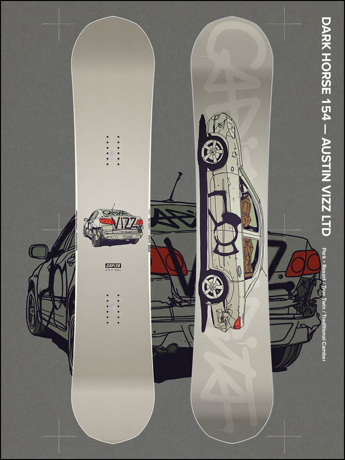 限定モデル 25-26 CAPITA スノーボード キャピタ DARKHORSE ダーク