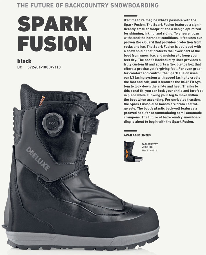 予約] 25-26 DEELUXE ブーツ SPARK FUSION ディーラックス