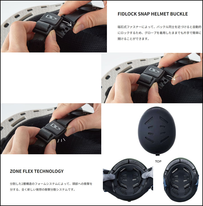 MGRY入荷済] 25-26 DICE ヘルメット ダイス D5-P1 メンズ レディース