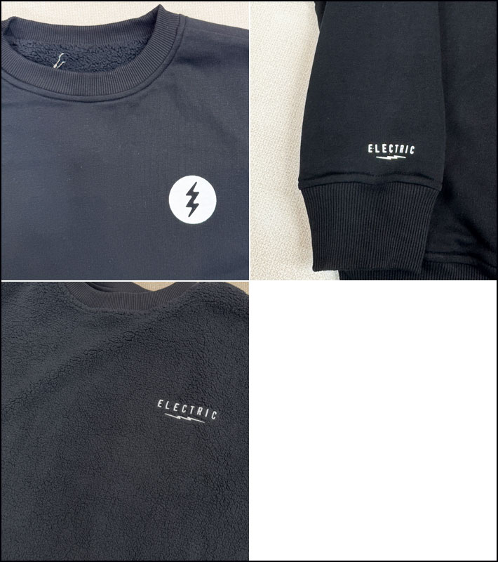 25-26 ELECTRIC エレクトリック トレーナー ICON LOGO REVERSIBLE CREW