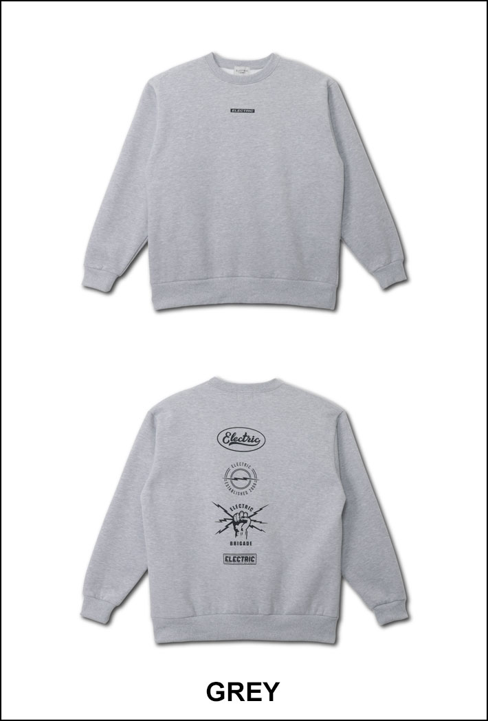 25-26 ELECTRIC エレクトリック トレーナー LOGOS CREW [5] スウェット
