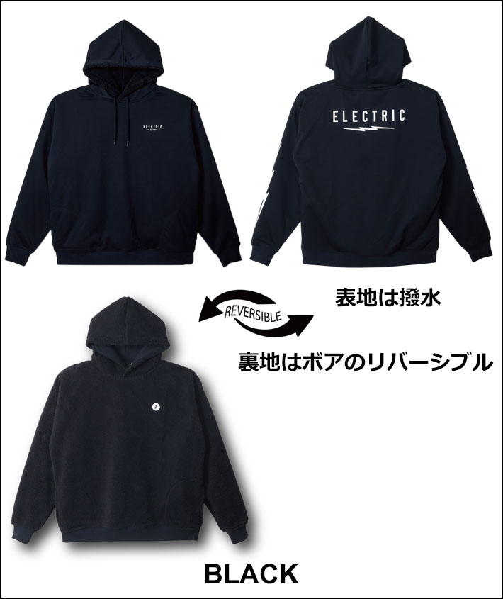 25-26 ELECTRIC エレクトリック パーカー UNDERVOLT REVERSIBLE HOOD