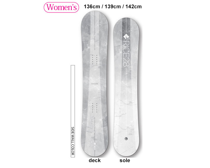 RICE28 グラトリ向け レディース スノーボード 145cm OGASAKA RICE28 グラトリ向け レディース スノーボード 145cm OGASAKA
