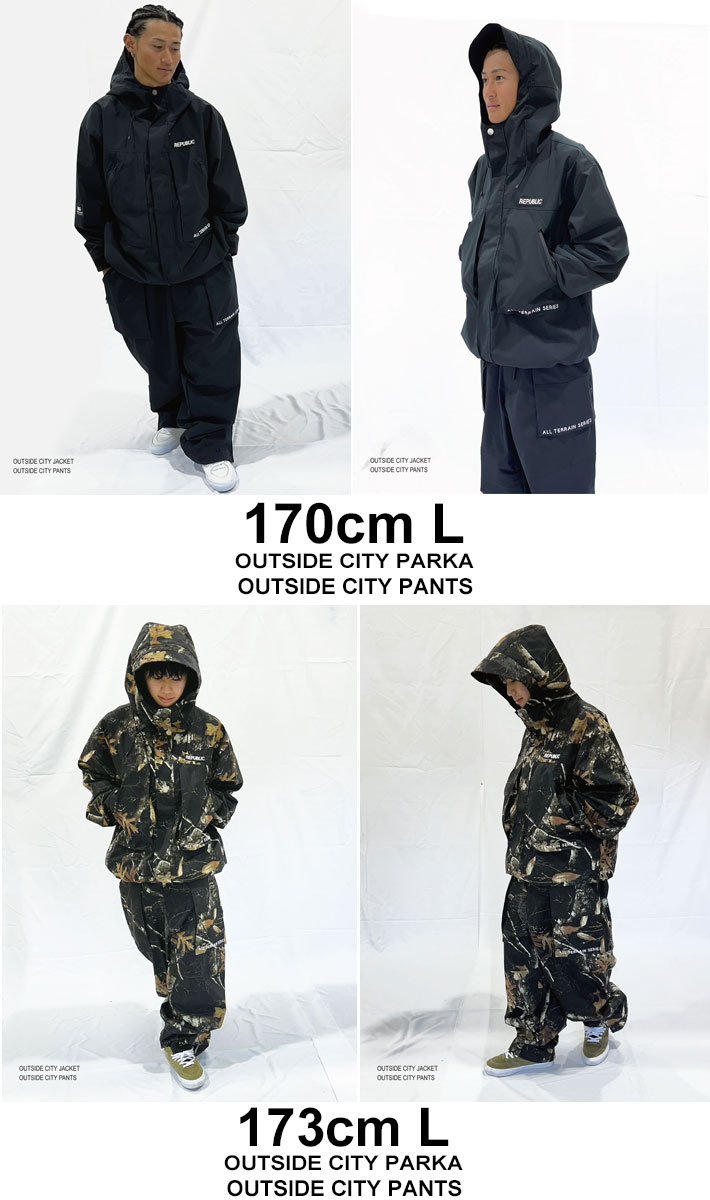 予約商品] 25-26 REPUBLIC & CO ウェア リパブリック OUTSIDE