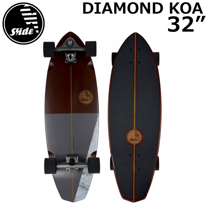 SLIDE サーフスケート スライド DIAMOND KOA 32inch サーフ