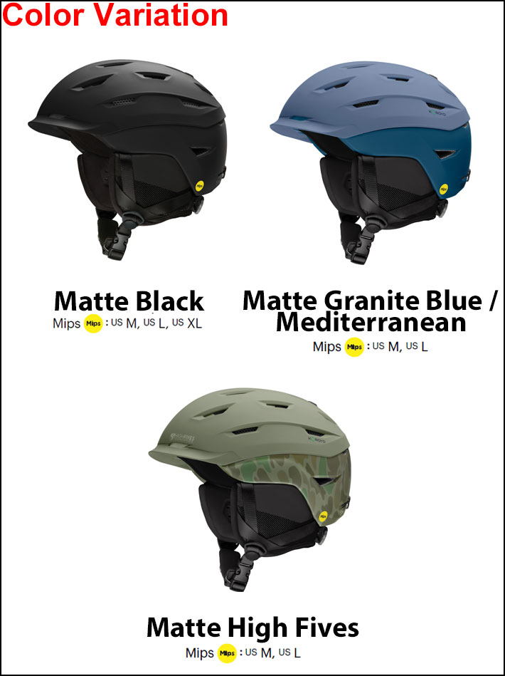 25-26 SMITH ヘルメット スミス Level レベル [MIPS US FIT] ミップス