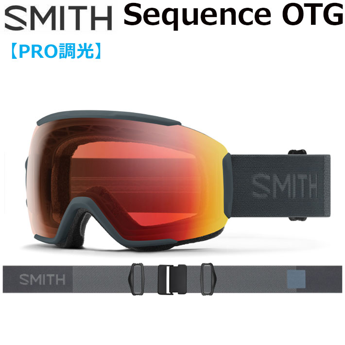 25-26 SMITH ゴーグル スミス Sequence OTG シークエンス Slate