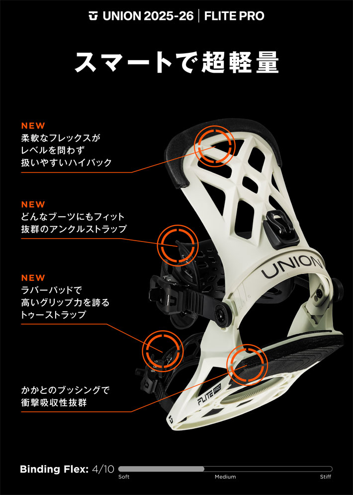早期予約] 25-26 UNION ビンディング FLITE PRO ユニオン