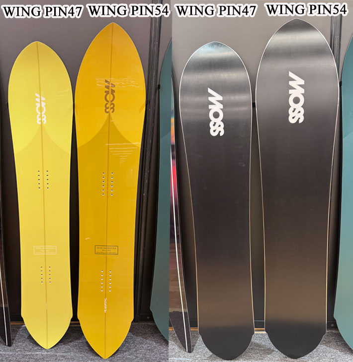 予約商品] 26-27 MOSS SNOWSTICK パウダーボード WING-PIN47 モス