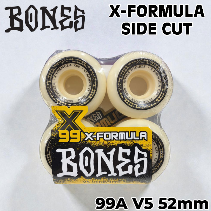 ウィール BONES X-FORMULA SIDECUT 53mm 99A スケートボード ウィール BONES WHEEL X-FORMULA SIDECUT ボーンズ