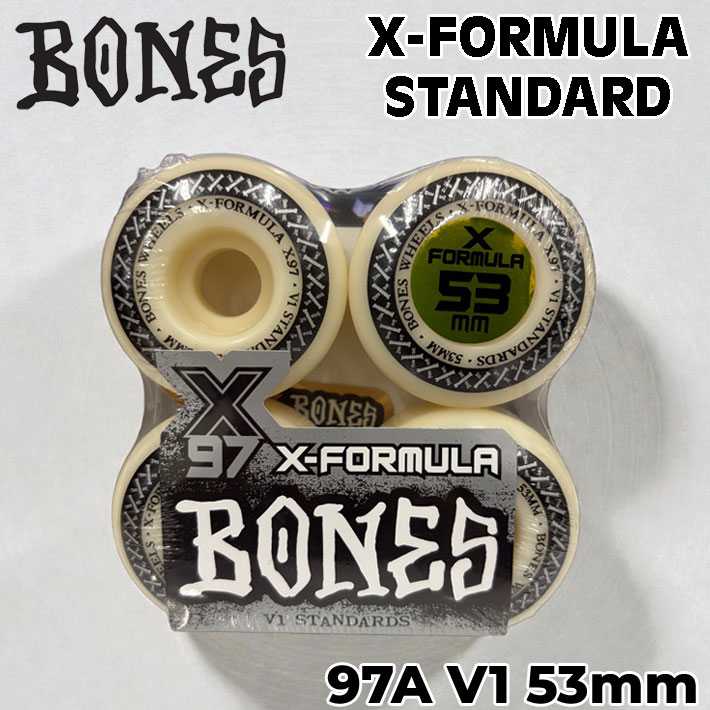 BONES X-FORMULA 54mm 95A ウィール 4個入り スケートボード ウィール BONES WHEEL X-FORMULA STANDARD ボーンズ