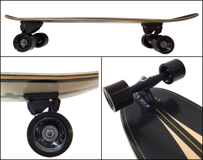 訳あり品] CARVER カーバー スケートボード 32.5インチ BLACK LABEL