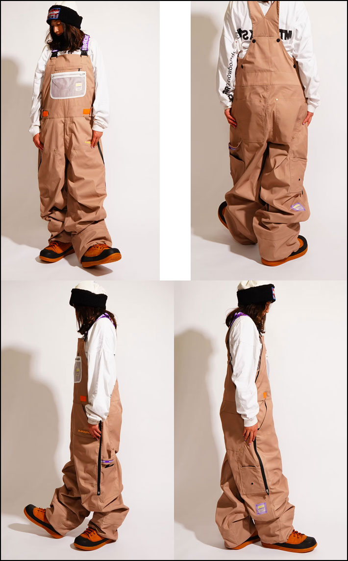 ビブパンツ　Lサイズ　PLAN Ｂ ユニセックス 予約商品] 26-27 PLAN B PROJECT プランビー プロジェクト [WORKER BIB