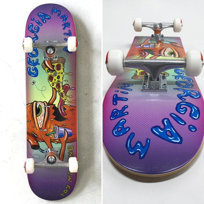 トイマシーン スケートボード コンプリート TOY MACHINE MARTIN PIZZA