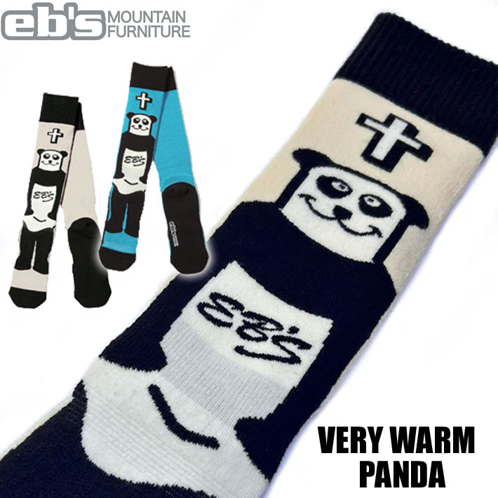 25-26 eb's スノーボード ソックス VERY WARM PANDA 4500459 ベリー