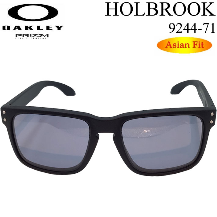 【新品】 国内正規品 オークリー サングラス oo9244-7156 OAKLEY holbrook a 924471 ホルブルック アジアンフィット モデル prizm slate スポーツ 009244-71 日本正規品 薄い色 薄色 ミラー レンズ約17mm全体横幅