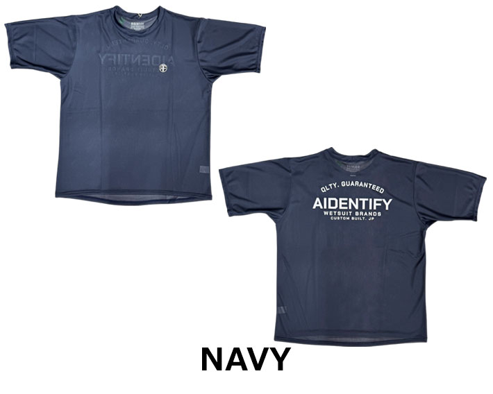 AIDENTIFY SUNGARD TEE Naby Lサイズ ラッシュガード AIDENTIFY アイデンティファイ SUNGUARD TEE