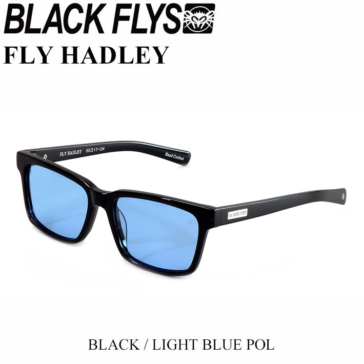BLACK FLYS ブラックフライ サングラス [BF-1194-05] FLY HADLEY フライ ハドレー へドリー [BLACK／LIGHT  BLUE POL] 偏光レンズ ジャパンフィット