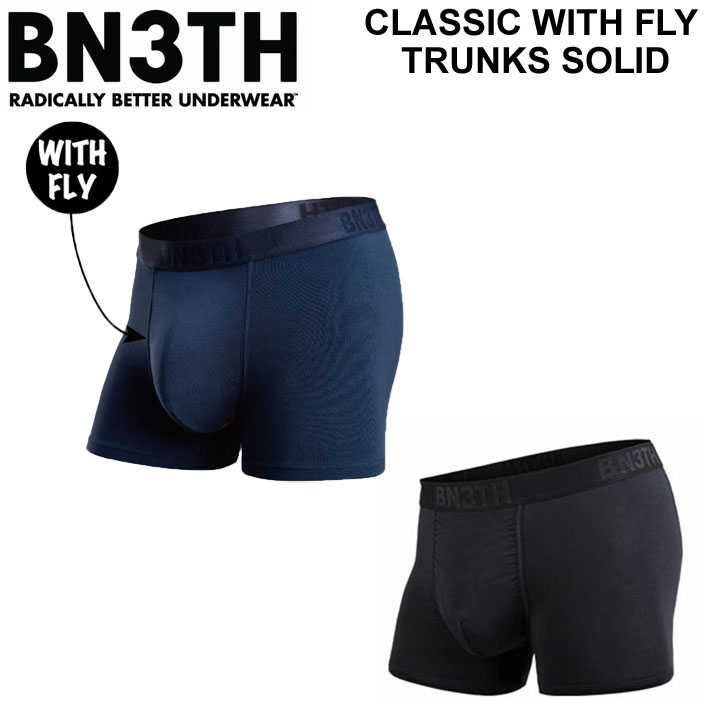 BN3TH ベニス ボクサーパンツ ショート WITH FLY TRUNK SOLID