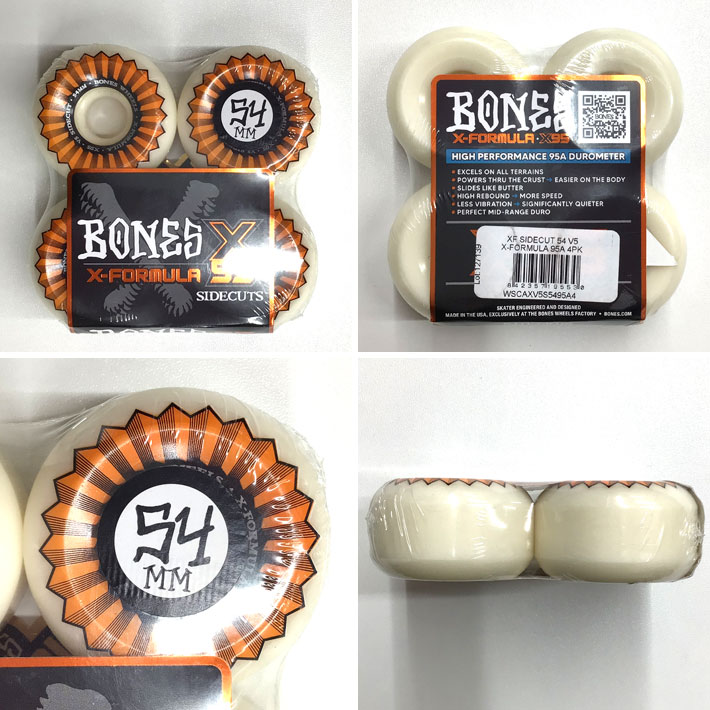 スケートボード ウィール BONES WHEEL X-FORMULA SIDECUT