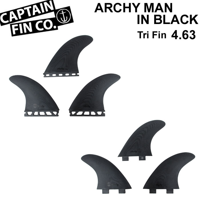 CAPTAIN FIN キャプテンフィン トライフィン ARCHY MAN IN BLACK 4.63