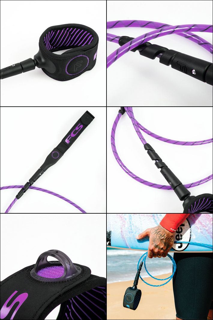 エフシーエス リーシュコード 6フィート フリーダムヘリックスリーシュ コンプ FCS FREEDOM HELIX LEASH COMP