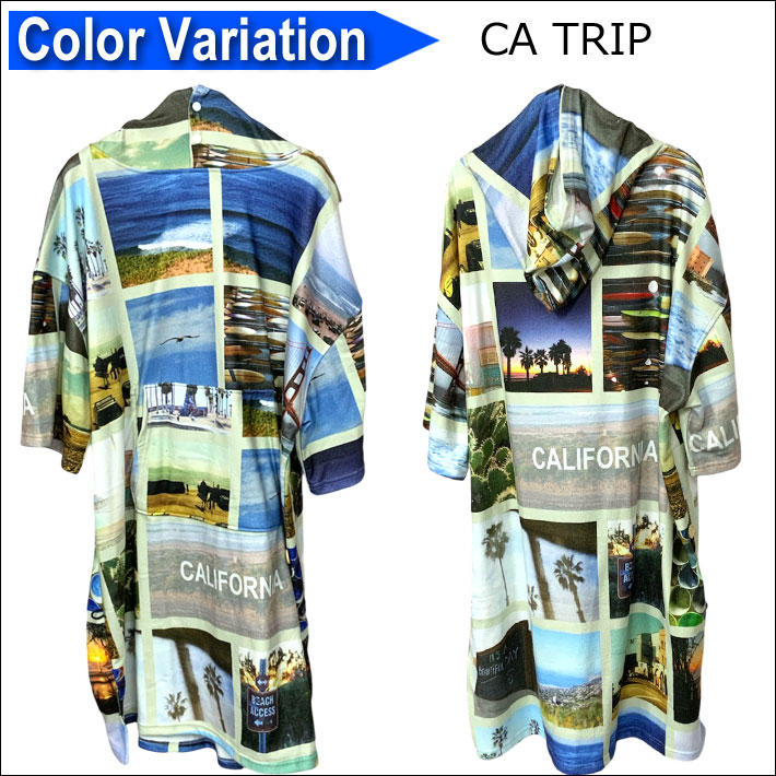 マイクロファイバー ポンチョ FRUITION フリューション PONCHO